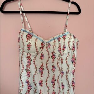 Floral Print  Corset Women's Top